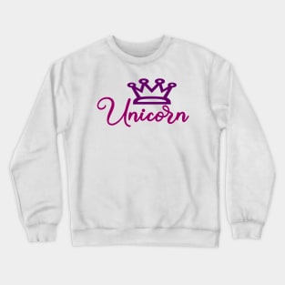 king Unicorn Crewneck Sweatshirt